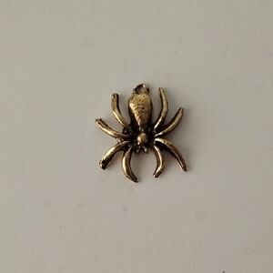 Gold Spider Pendant